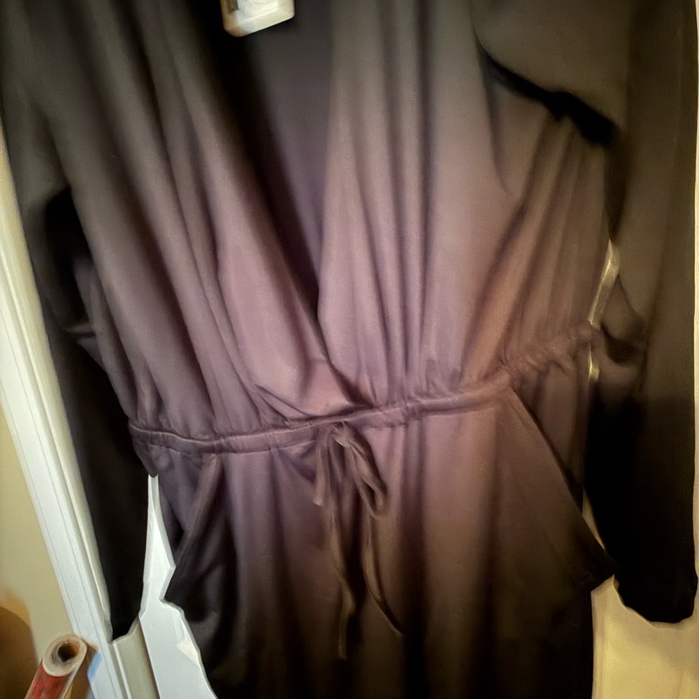 Elegant Black Long-Sleeve jumpsuit